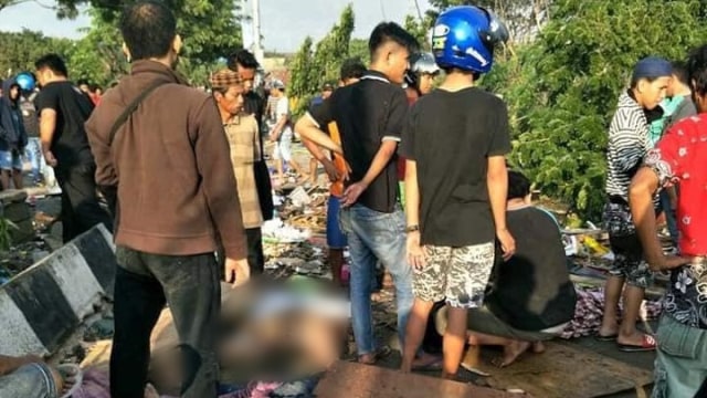 Korban tsunami di sekitar Pantai Talise Donggala. (Foto: Dok. Istimewa)