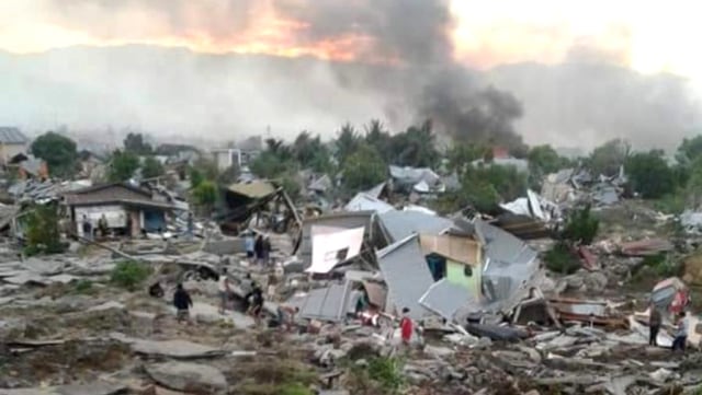 Kondisi usai gempa di Palu. (Foto: Dok. Istimewa)