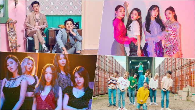 Best released k-pop di bulan September. (Foto: Berbagai sumber)