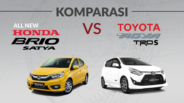 Komparasi Honda Brio Satya vs Toyota Agya (Foto: Sabryna Putri Muviola/kumparan)