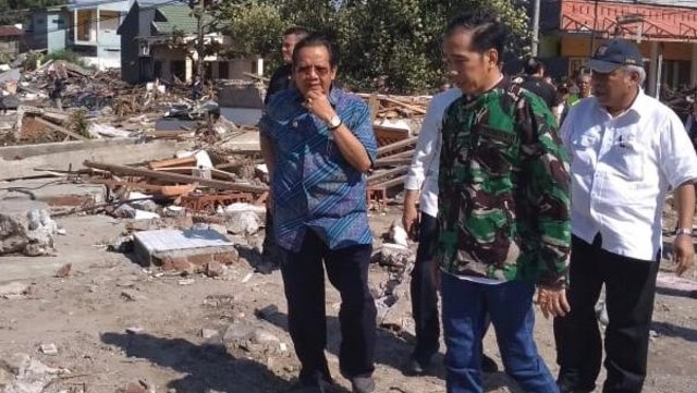 Jokowi di Palu, Sulawesi Tengah. (Foto: Dok. Istimewa)