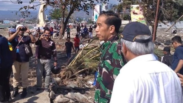 Jokowi di Palu, Sulawesi Tengah. (Foto: Dok. Istimewa)
