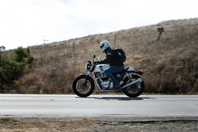 Mencoba Royal Enfield 650 Twin GT Continental di California  (Foto: Istimewa)