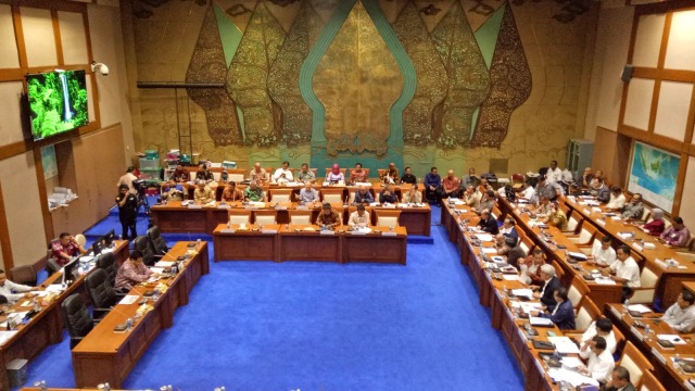 Rapat Dengar Pendapat Komisi VII DPR dengan Dirjen Minerba Kementerian ESDM. Foto: Resya Firmansyah/kumparan
