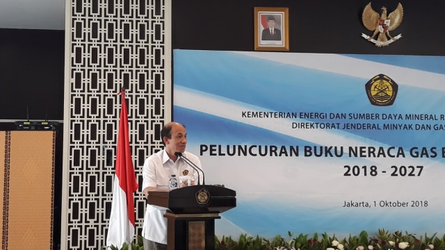Wakil Menteri ESDM Arcandra Tahar Meluncurkan Neraca Gas Bumi Indonesia 2018-2027 di Kementerian ESDM, Jakarta. (Foto: Ema Fitriyani/kumparan)