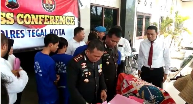 Video: 4 Pelaku Penusukan Suporter Persija di Tegal Ditangkap