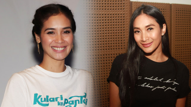 Marsha Timothy dan Happy Salma. (Foto: Munady Widjaja)