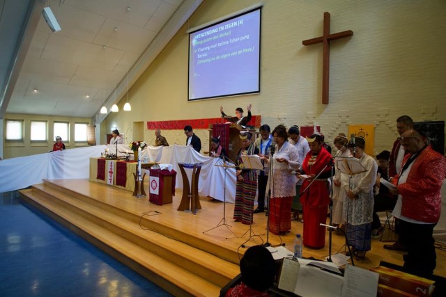 Ibadah Nuansa Maluku di Gereja Kristen Indonesia Nederland Regio Rijswijk-Den Haag (2)