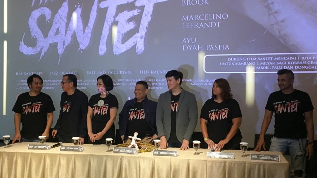 Konferensi pers Film ‘The Origin Of Santet’. (Foto: Maria Gabrielle Putrinda/kumparan)