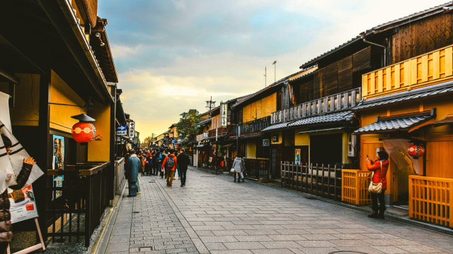 Hanamikoji-dori di Kyoto, Jepang (Foto: Flickr/hans-johnson)