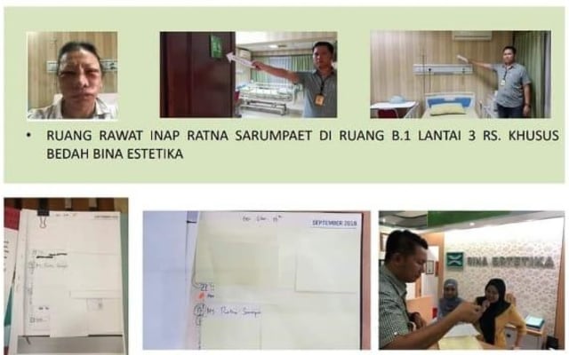 Hasil penyelidikan pihak RS Bina Estetika terkait kasus Ratna Sarumpaet. (Foto: Dok. Istimewa)