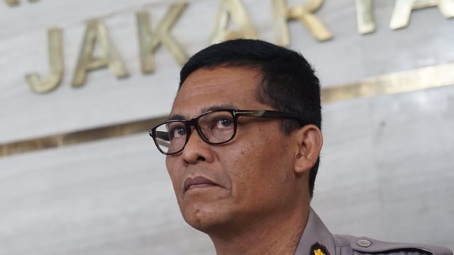 Kombespol Argo Yuwono saat Konferensi Pers terkait kasus Ratna Sarumpaet di Gedung Promoter, Polda Metro Jaya, Jakarta Rabu (3/10/2018). Foto: Iqbal Firdaus/kumparan