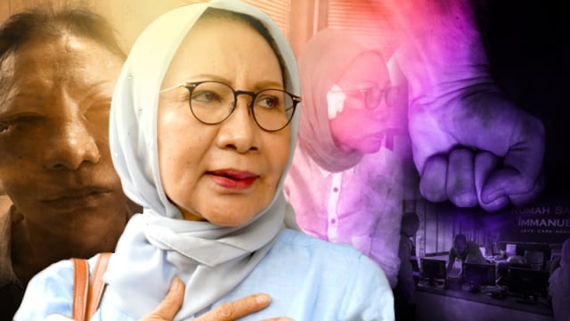 Ilustrasi pemukulan Ratna Sarumpaet (Foto: Basith Subastian/kumparan)