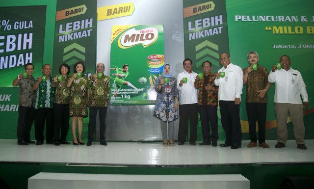 Peluncuran Milo rendah gula (Foto: Press Release Milo)