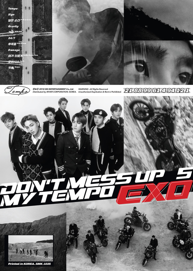 Album baru EXO, 'Don't Mess Up My Tempo'. (Foto: Twitter/@weareoneEXO)