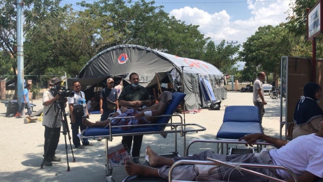 Tim Medis IDI bantu korban gempa, Palu Sulawesi Tengah. (Foto: Dok. IDI)