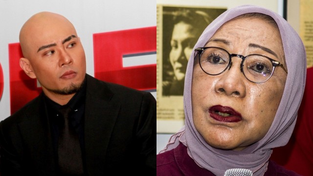 Deddy Corbuzier dan Ratna Sarumpaet. (Foto: Munady Widjaja dan Antara Foto Galih Pradipta)