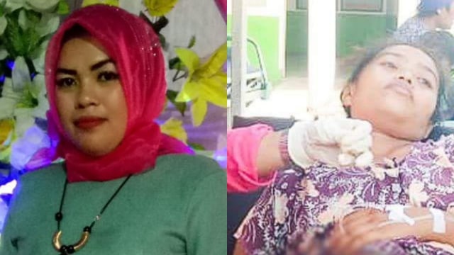 Rafika, korban hilang akibat gempa Palu. (Foto: Dok. Nurlina Anas dan Dok. BNPB )