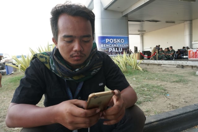 Mirsan di Posko Bencana Alam Palu (Foto: Istimewa)