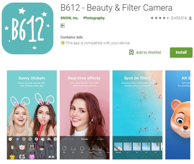 B612 (Foto: Google Play Store)