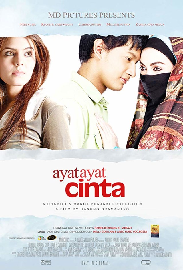Poster film 'Ayat-ayat Cinta'. (Foto: IMDb)