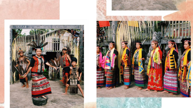 Baju adat Kutai terbuat dari Tenun Doyo (Foto: Dok. Lia Candrasari)