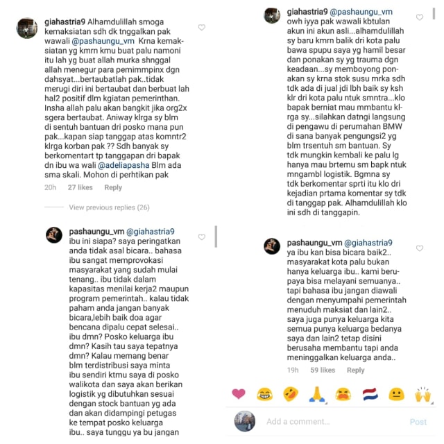 Respons Pasha Ungu dihujat netizen (Foto: IG @pashaungu_vm)