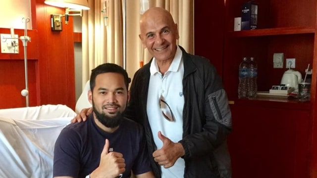 Teuku Wisnu dan Mark Sungkar. (Foto: Instagram/@marksungkar)