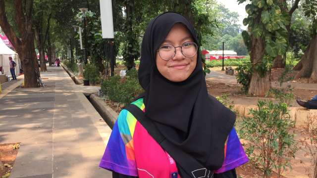 Volunteer Asian Para Games 2018. (Foto: Fachrul Irwinsyah/kumparan)