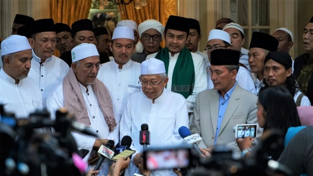 Habaib dan Ulama Beri Dukungan kepada Jokowi - Ma’ruf Amin. (Foto: Fachrul Irwinsyah/kumparan)