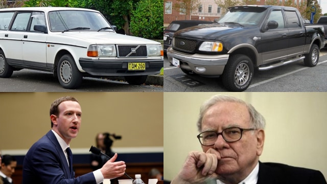 Orang-orang terkaya dengan mobil tunggangan mereka. (Foto: Wikipedia/Reuters)