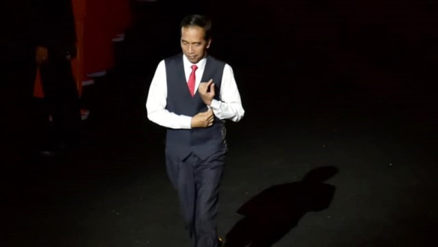 Presiden Jokowi di Pembukaan Asian Para Games 2018, Sabtu (6/10/2018). (Foto: Dok. Biro Pers Setpres)