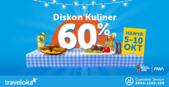 com-Promo Kuliner Traveloka (Foto: Traveloka)
