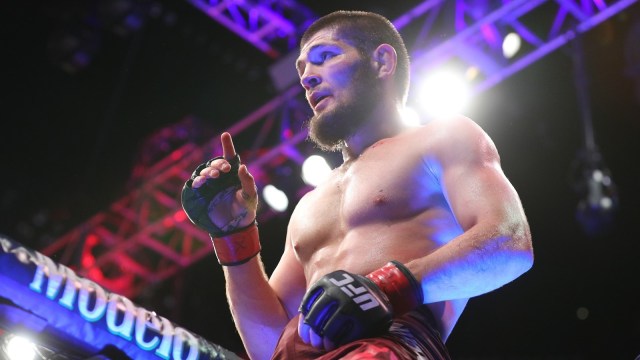 Petarung bela diri campuran asal Dagestan, Khabib Nurmagomedov. (Foto: Getty Images/Ed Mulholland)