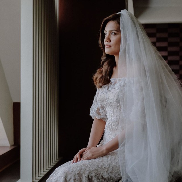 Pernikahan Monita Tahalea dengan Bayu Risa (Foto: IG @verenamia)