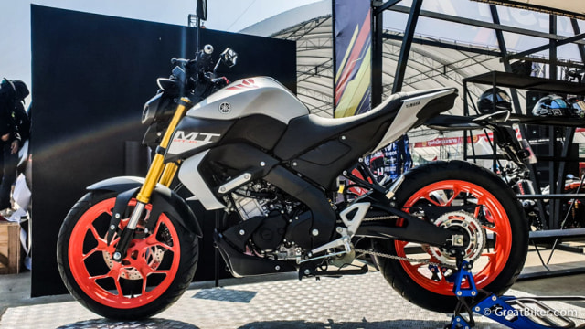 Tampak samping Yamaha MT-15 (Foto: dok. Greatbiker)