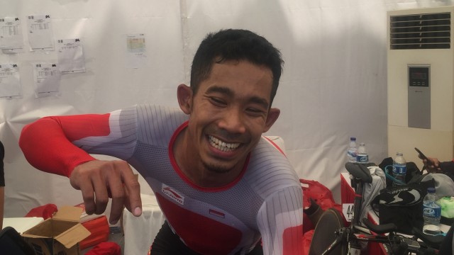 Atlet para sepeda Indonesia, M. Fadli Immamuddin. (Foto: Sandi Firdaus/kumparan)