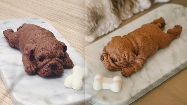 Ilustrasi Kue Cokelat Mirip Anjing. (Foto: Instagram/@jepherjepho dan @eatandtreats)