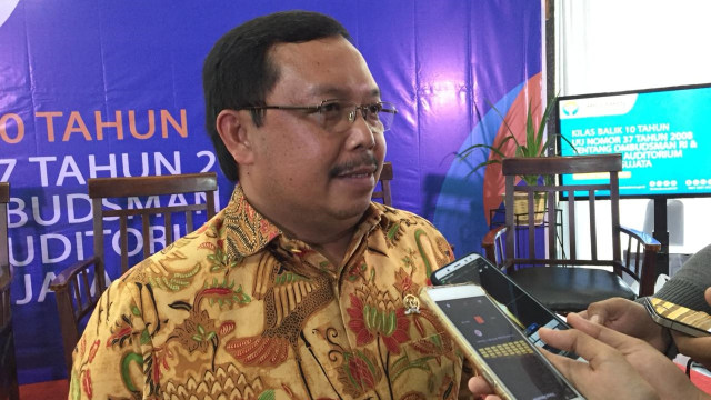 Herman Khaeron, Wakil Ketua Komisi II di Forum Kilas Balik 10 Tahun Ombudsman. Foto: Darin Atiandina/kumparan