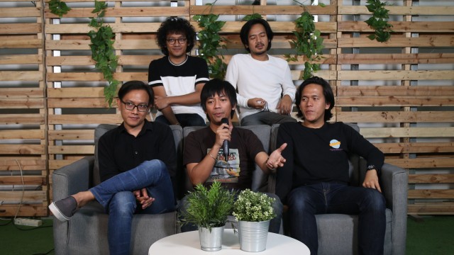 Grup band d'Masiv di kumparan (Foto: Nugroho Sejati/kumparan)