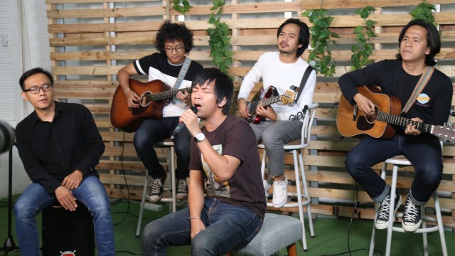 Grup band d'Masiv di kumparan (Foto: Nugroho Sejati/kumparan)