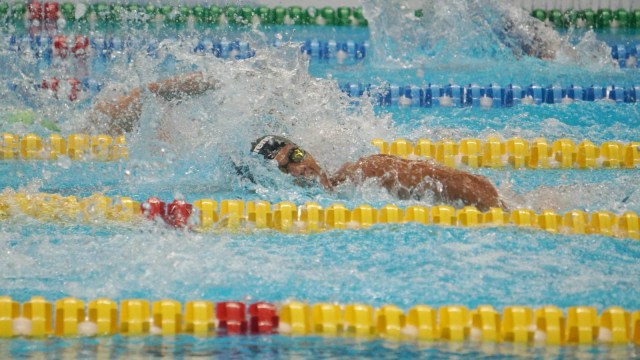 Atlet renang Indonesia Jendi Pangabean.  (Foto: Irfan Adi Saputra/kumparan)