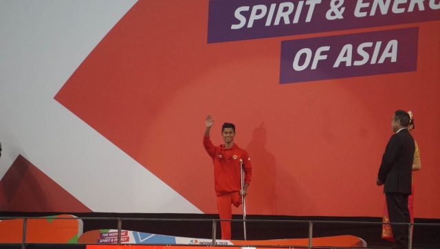 Atlet renang Indonesia Jendi Pangabean.  (Foto: Irfan Adi Saputra/kumparan)