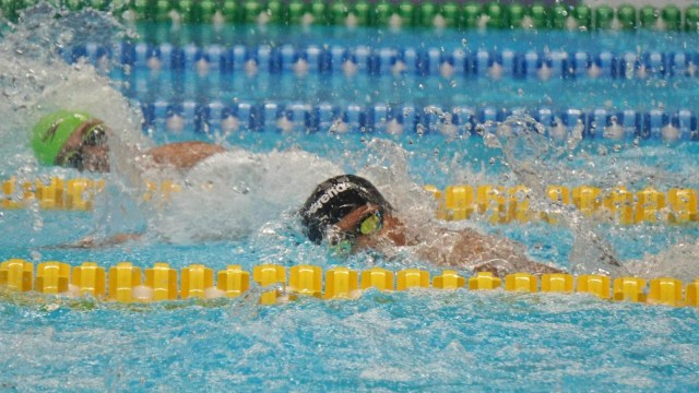 Atlet renang Indonesia Jendi Pangabean.  (Foto: Irfan Adi Saputra/kumparan)