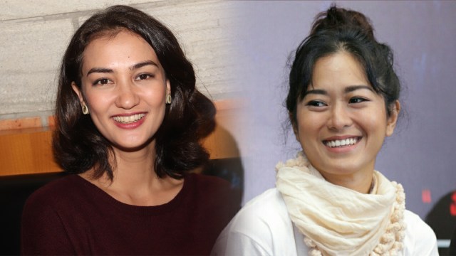 Atiqah Hasiholan dan Prisia Nasution. (Foto: Prabarini Kartika/kumparan dan Munady Widjaja)
