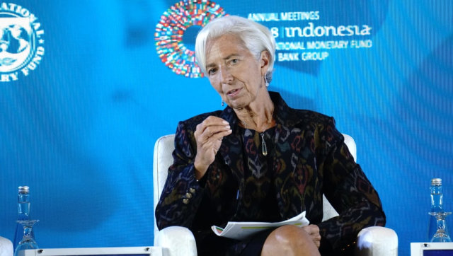 Direktur Pelaksana IMF, Christine Lagarde di Seminar Empowering Women in Workplace di Annual Meeting IMF-WB, Nusa Dua, Bali, Selasa (9/10/2018). Foto: Helmi Afandi Abdullah/kumparan