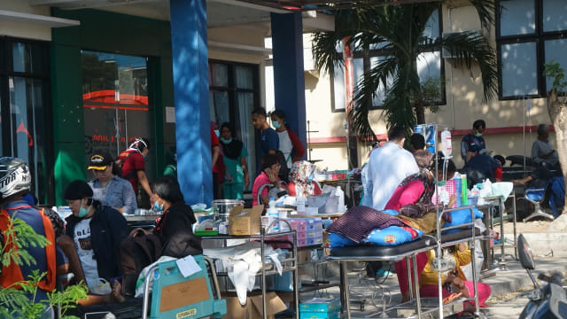 Kondisi terkini di RS Undata Palu, Selasa (9/10/2018). (Foto: Raga Imam/kumparan)