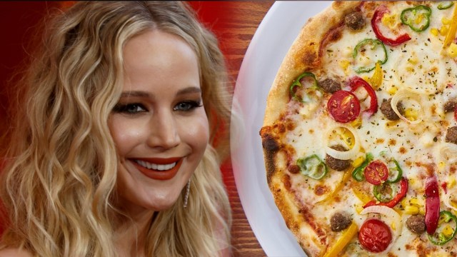 Jennifer Lawrence dan Pizza. (Foto: REUTERS/Carlo Allegri, Pixabay)