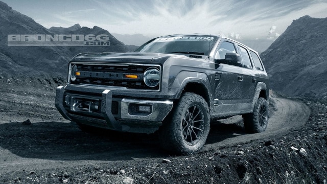 Hasil olah digital Ford Bronco (Foto: dok. Motor1)