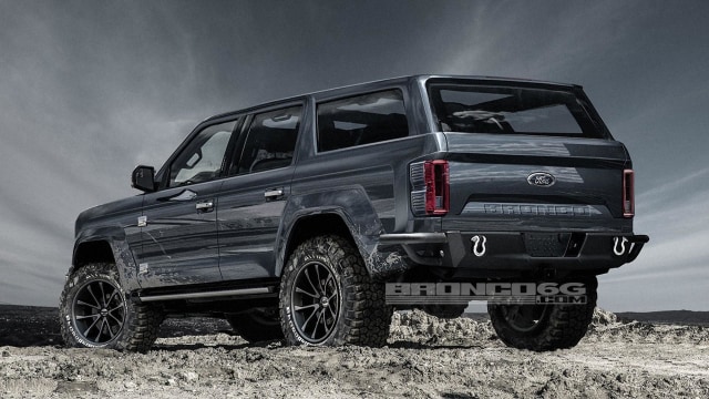 Hasil olah digital Ford Bronco (Foto: dok. Motor1)